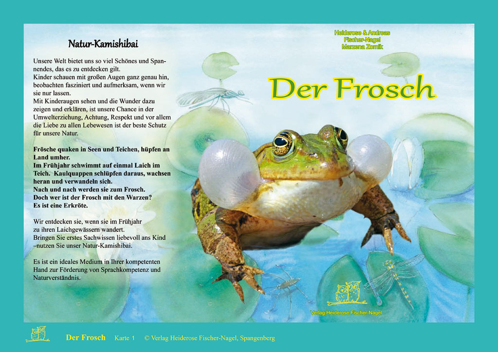 Der Frosch - Bilderkarten fürs Erzähltheater Kamishibai – Cover