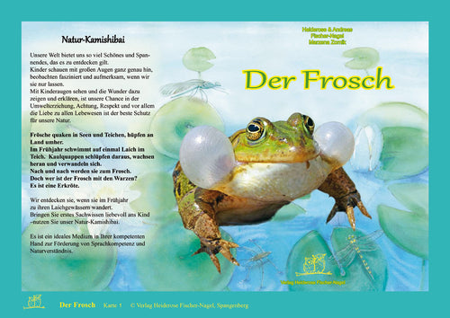 Der Frosch - Bilderkarten fürs Erzähltheater Kamishibai – Cover