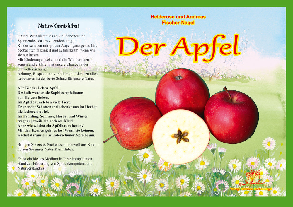 Der Apfel - Bilderkarten fürs Erzähltheater Kamishibai – Cover
