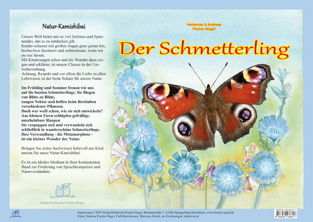 Der Schmetterling - Bilderkarten fürs Erzähltheater Kamishibai – Cover