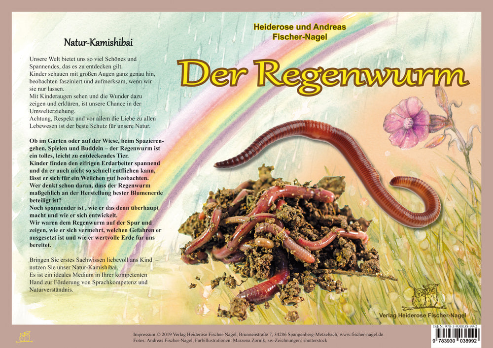 Der Regenwurm - Bilderkarten fürs Erzähltheater Kamishibai – Cover