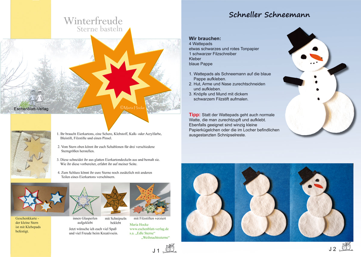 Im Winter - Bilderkarten fürs Erzähltheater Kamishibai – Beispielkarten